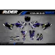 Dekor MOTOCROSS perso ALPINESTARS blau (ref:prda4d) - Dekor MOTOCROSS ENDURO