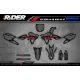 Kit adhesivos Motocross YAMAHA CARTOON MANGA BRUSH GREY  - KIT ADHESIVOS MOTOCROSS / ENDURO YAMAHA