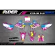 Kit adesivos Motocross perso FOX ALTITUDE LEVEL 2 - KIT ADESIVOS MOTOCROSS ENDURO
