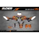 Dekor MOTOCROSS BOXER orange (Ref:prda1c) - Dekor MOTOCROSS ENDURO