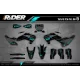 Kit adhesivos Motocross HUSQVARNA VERTEX TEAL  - Kit adhesivos HUSQVARNA MOTOCROSS / ENDURO