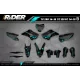 Kit adhesivos Motocross HUSQVARNA VERTEX TEAL  - Kit adhesivos HUSQVARNA MOTOCROSS / ENDURO