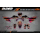 Kit adesivos MOTOCROSS KTM ORANGE LUMEN - Kit adesivos MOTO KTM