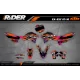 Kit adhesivos MOTOCROSS KTM ORANGE LUMEN  - Kit adhesivos MOTO KTM