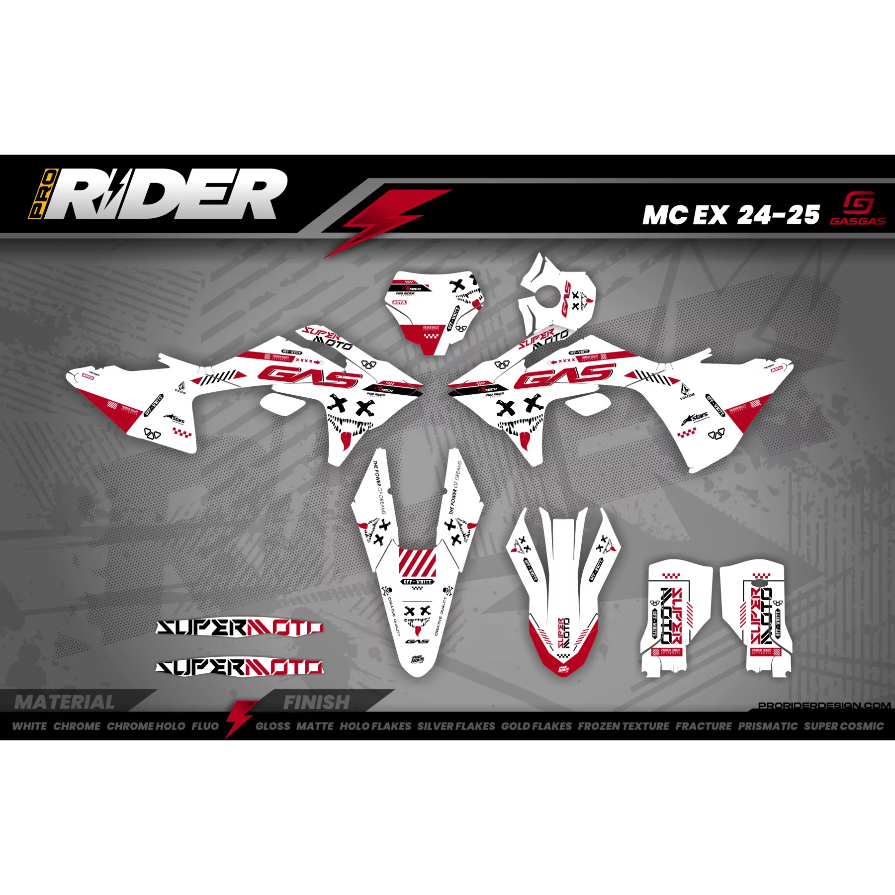 Dekor GASGAS CYBER - Dekor MOTOCROSS / ENDURO GAS GAS
