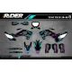 Motocross Graphics Kit - STRIPURL TEAL - ALL KTM GRAPHICS KIT MODELS