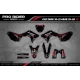 Kit adesivos Motocross perso HONDA YUGEN DK - KIT ADESIVOS MOTOCROSS ENDURO