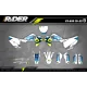Kit adesivos MOTOCROSS HUSQVARNA SILVERMINT FACTORY - KIT DÉCO MOTO HUSQVARNA