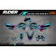 Kit adesivos MOTOCROSS KTM BLUE LUMEN - Kit adesivos MOTO KTM