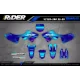 Stickerset Motocross YAMAHA BLUE BOLD - Stickerset MOTO YAMAHA