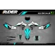 Kit adhesivos Motocross KAWASAKI TEAL ONE  - KIT ADHESIVOS MOTOCROSS KAWASAKI