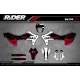 Kit adesivos PERSO GASGAS STAR RED - KIT ADESIVOS MOTOCROSS / ENDURO GAS GAS