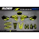 Kit adesivos Motocross YAMAHA FLUO SEVEN : Magnífico kit para as Motocross Yamaha - KIT ADESIVOS MOTOCROSS / ENDURO YAMAHA