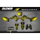 Kit Déco SUZUKI RMZ Motocross "Yellow Bold Effect" - Kit Perso ProRiderDesign