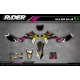 STICKERSET MOTOCROSS PERSO ROCKSTAR Limited Edition roze (ref:prda19f) - Stickerset MOTOCROSS ENDURO