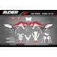 Stickerset Motocross HONDA BUD RACING WIT|ROOD (REF:PRDA36A2) - Stickerset MOTOCROSS ENDURO
