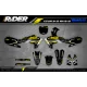 Kit adesivos Motocross PERSO YAMAHA FACTORY RACING YELLOW - KIT ADESIVOS MOTOCROSS / ENDURO YAMAHA