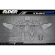 Dekor Motocross YAMAHA Speed Blocks - GREY - DEKOR MOTOCROSS / ENDURO YAMAHA