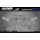 Dekor Motocross YAMAHA Speed Blocks - GREY - DEKOR MOTOCROSS / ENDURO YAMAHA