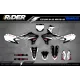 Stickerset MOTOCROSS YAMAHA KINETIC BLACK - Stickerset MOTO YAMAHA