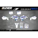 Stickerset Motocross YAMAHA WIDE - Stickerset MOTO YAMAHA