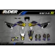 KIT DECO MOTOCROSS PERSO ROCKSTAR Édition Limitée bleu (ref:prda19e...