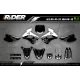 Kit adhesivos Motocross KAWASAKI BUD RACING NEGRO|BLANCO (REF:PRDA36B5)  - KIT ADHESIVOS MOTOCROSS KAWASAKI