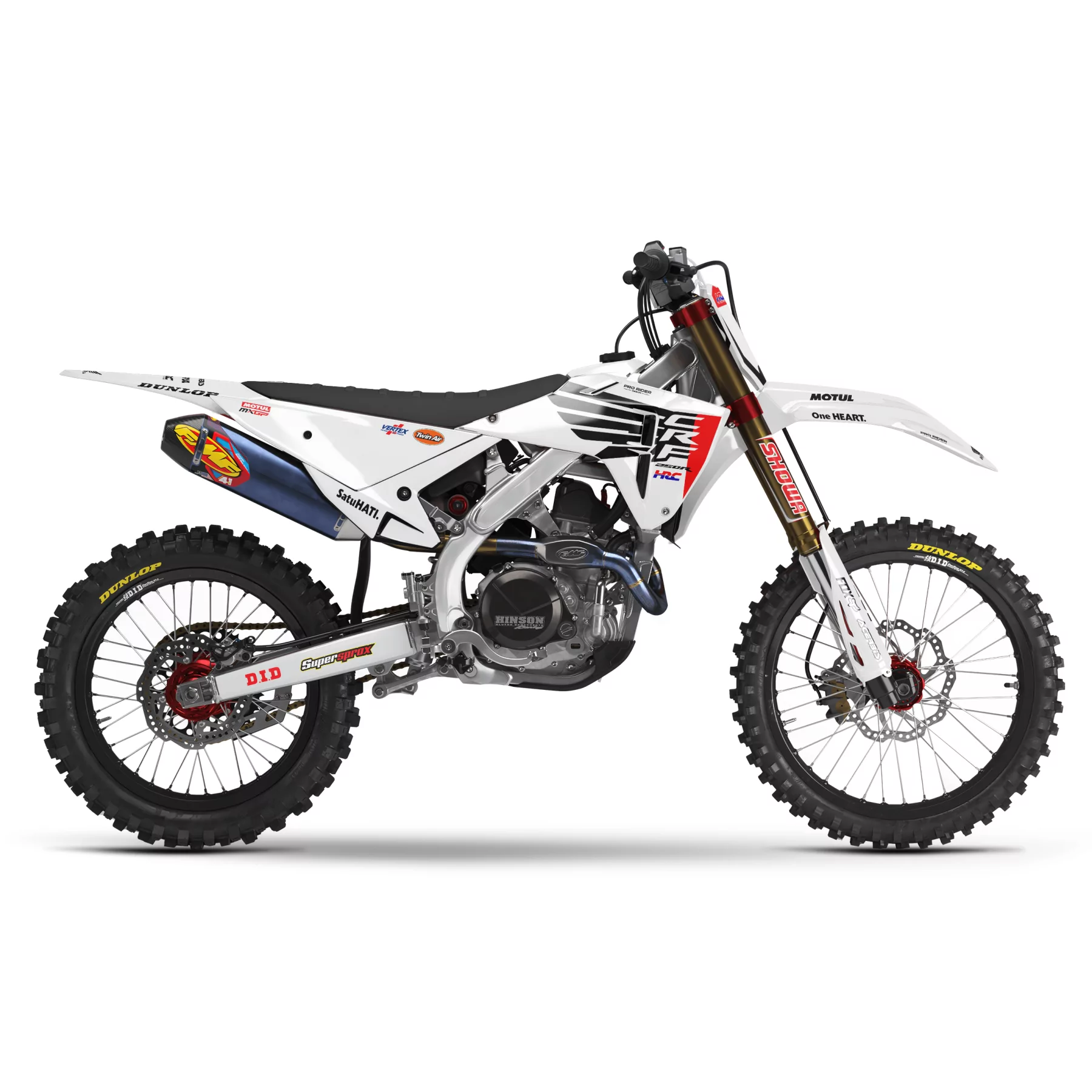 STICKERSET Motocross HONDA HRC SMX Team PROGRESSIVE | Lacapelle-marival