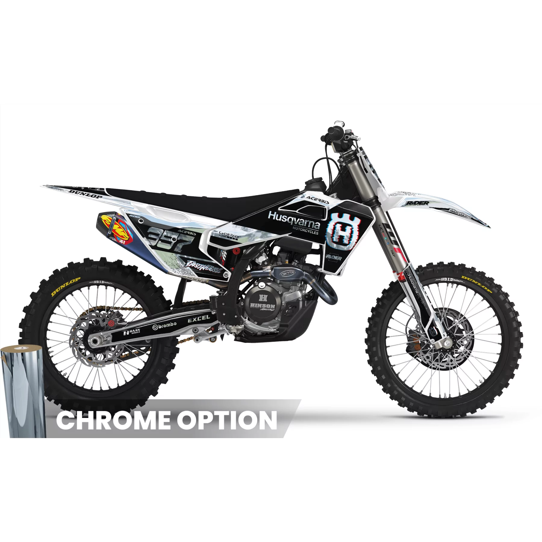 KIT DÉCO MOTOCROSS HUSQVARNA | Plomion