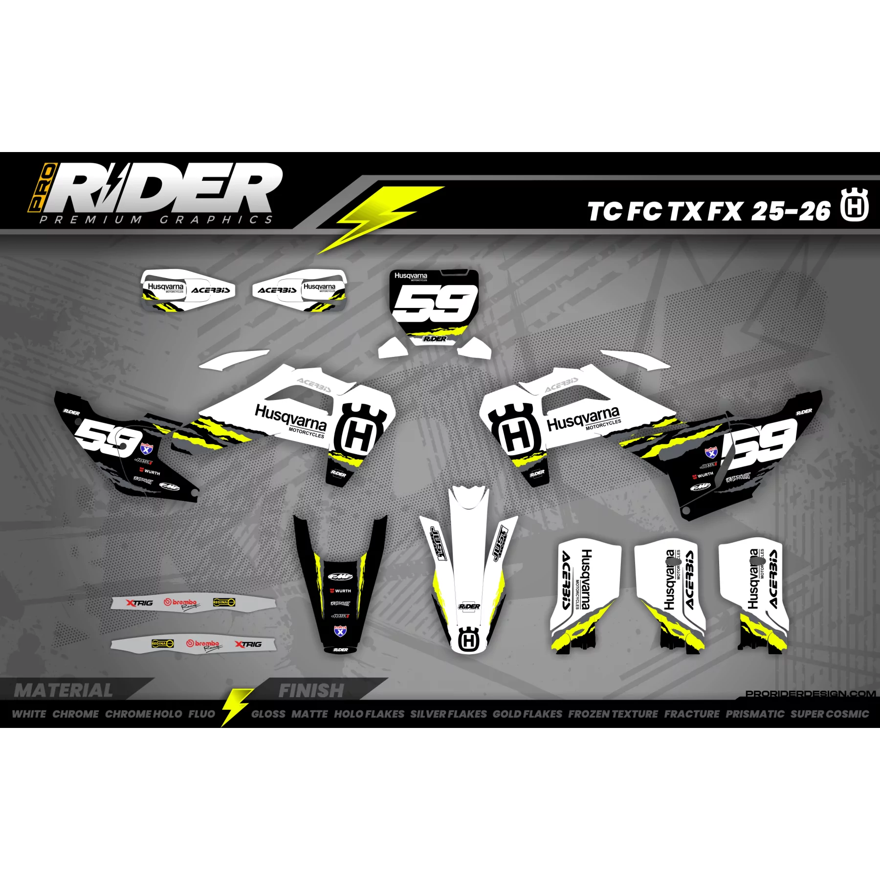 GRAFICHE MOTOCROSS HUSQVARNA | Ahun