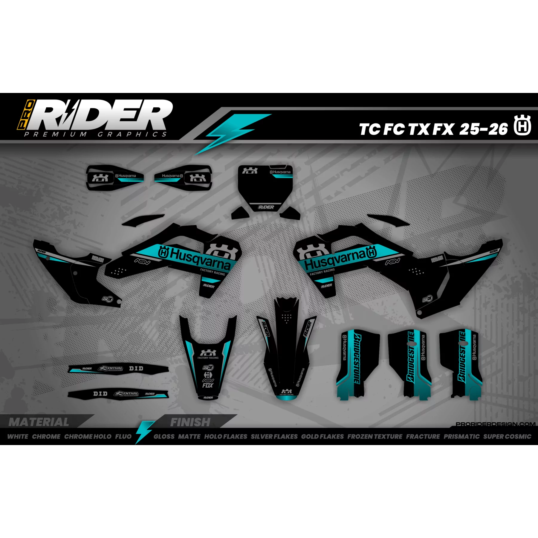 STICKERSET MOTOCROSS HUSQVARNA | Ballykelly