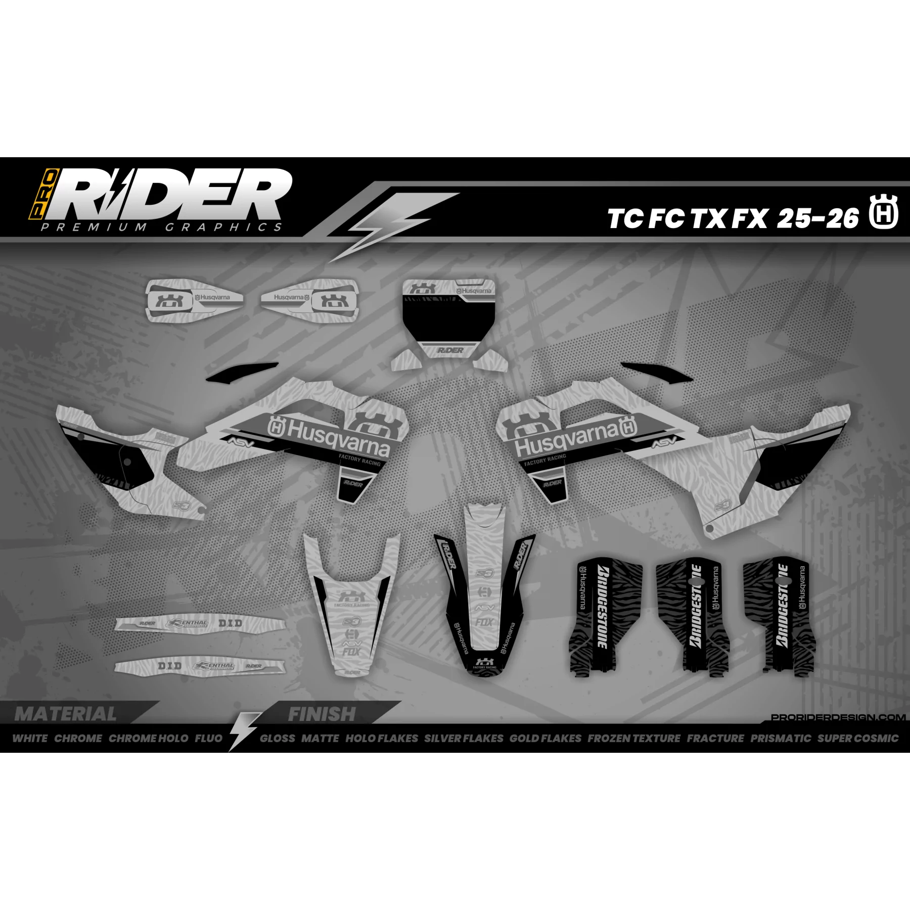 STICKERSET MOTOCROSS HUSQVARNA | Culham