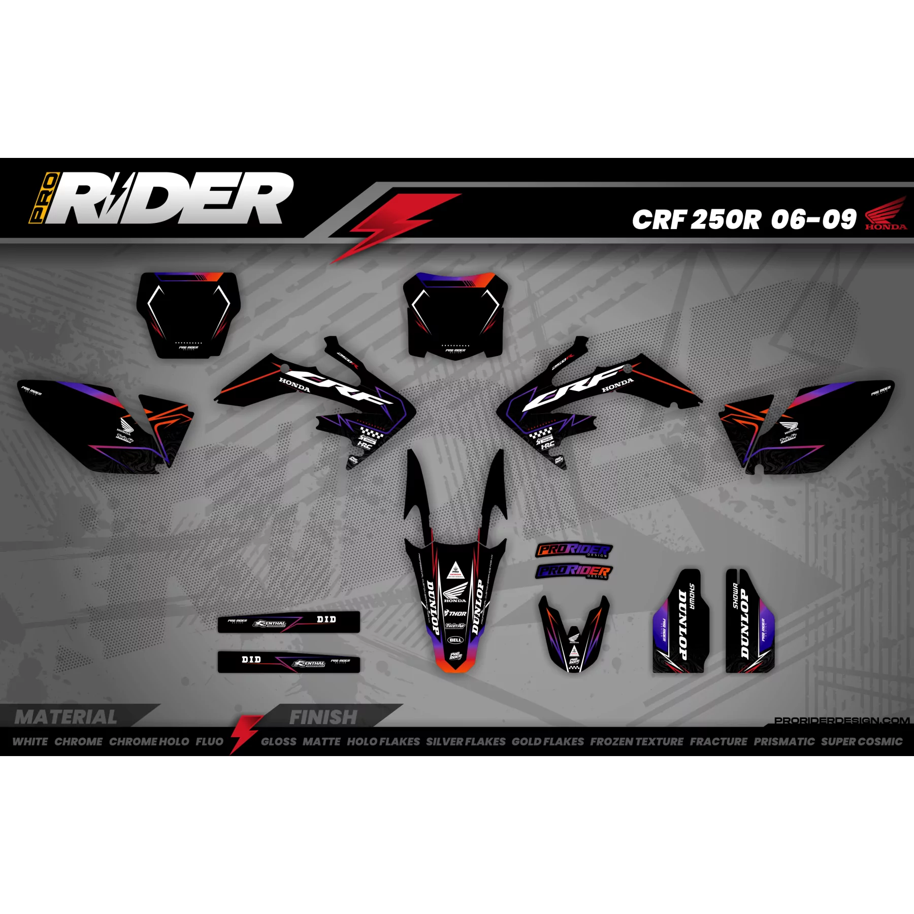 grafiche Motocross HONDA SKYBOUND GRADIENT  - GRAFICHE MOTOCROSS ENDURO
