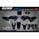 Kit adesivos Motocross KTM SX SXF EXC | Shadow Edition | Black blue - TODOS OS MODELOS KITS ADESIVOS KTM