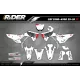 STICKERSET Motocross HONDA HRC SMX Team PROGRESSIVE | Lacapelle-marival