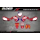 Kit adesivos Motocross HONDA | HRC RED WINGS - KIT ADESIVOS MOTOCROSS ENDURO