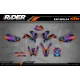 Kit adesivos SUPERMOT personalizável - SKULL TREES - TODOS OS MODELOS KITS ADESIVOS KTM
