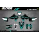 KIT ADESIVOS MOTOCROSS TRIUMPH VECTOR - Kit adesivos MOTOCROSS TRIUMPH