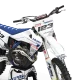 STICKERSET motor Stickerset Motocross HUSQVARNA MOTUL WHITE BLUE