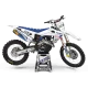 STICKERSET motor Stickerset Motocross HUSQVARNA MOTUL WHITE BLUE