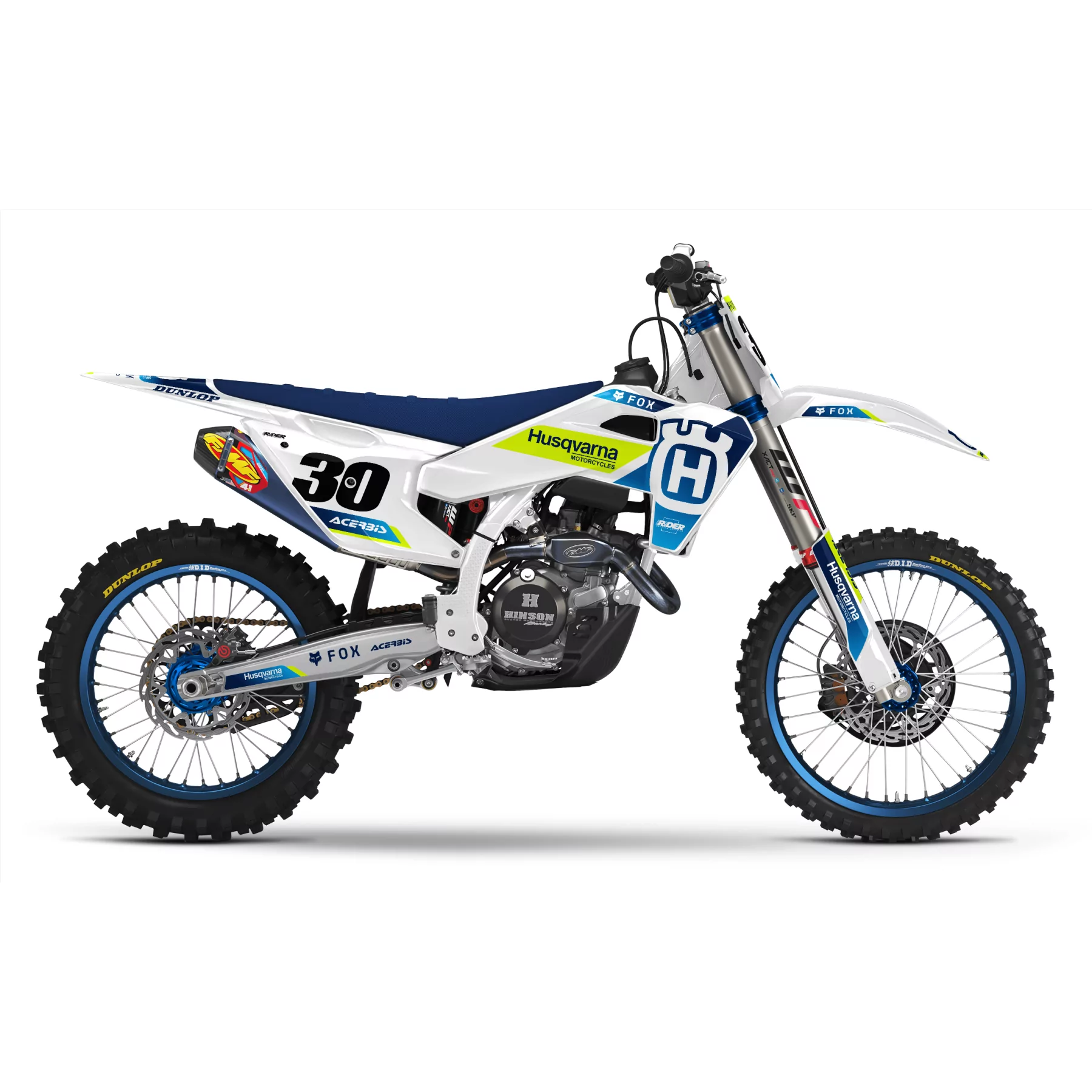 STICKERSET MOTOCROSS HUSQVARNA | Fox raceway