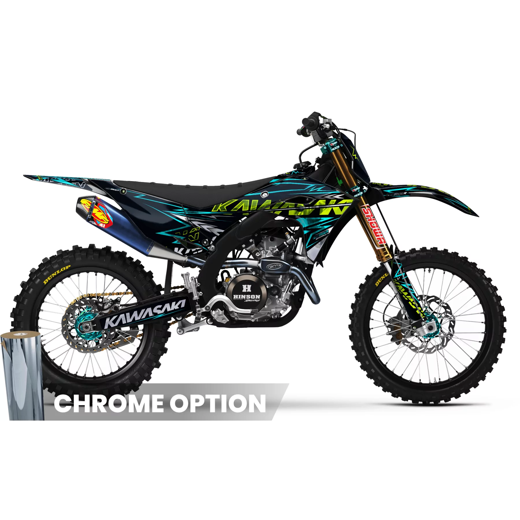 KIT ADHESIVOS MOTOCROSS KAWASAKI | Budds creek