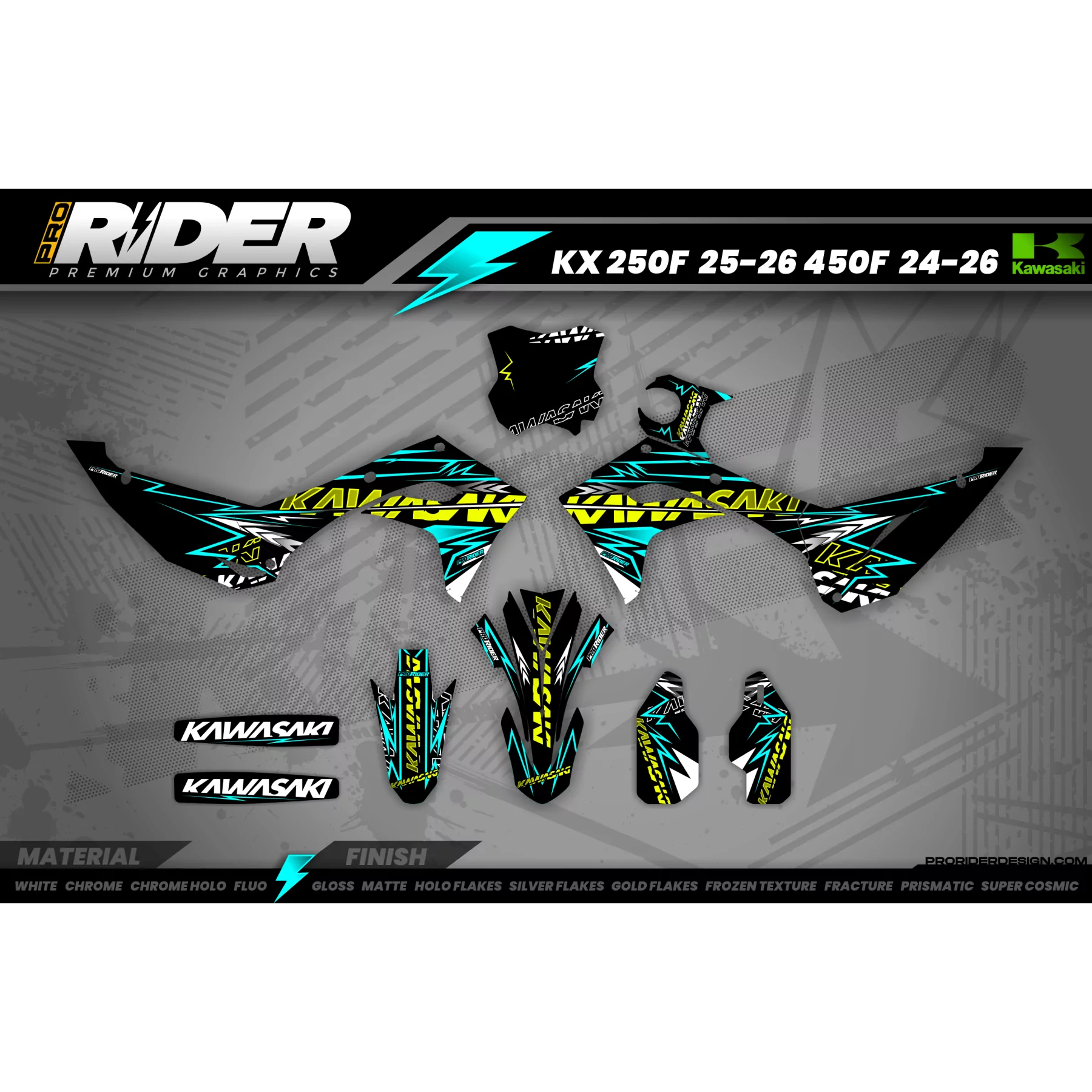 GRAPHICS MOTOCROSS KAWASAKI | Budds Creek