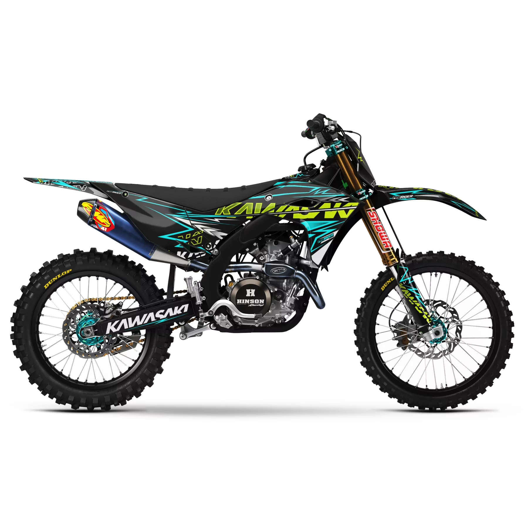 KIT ADHESIVOS MOTOCROSS KAWASAKI | Budds creek