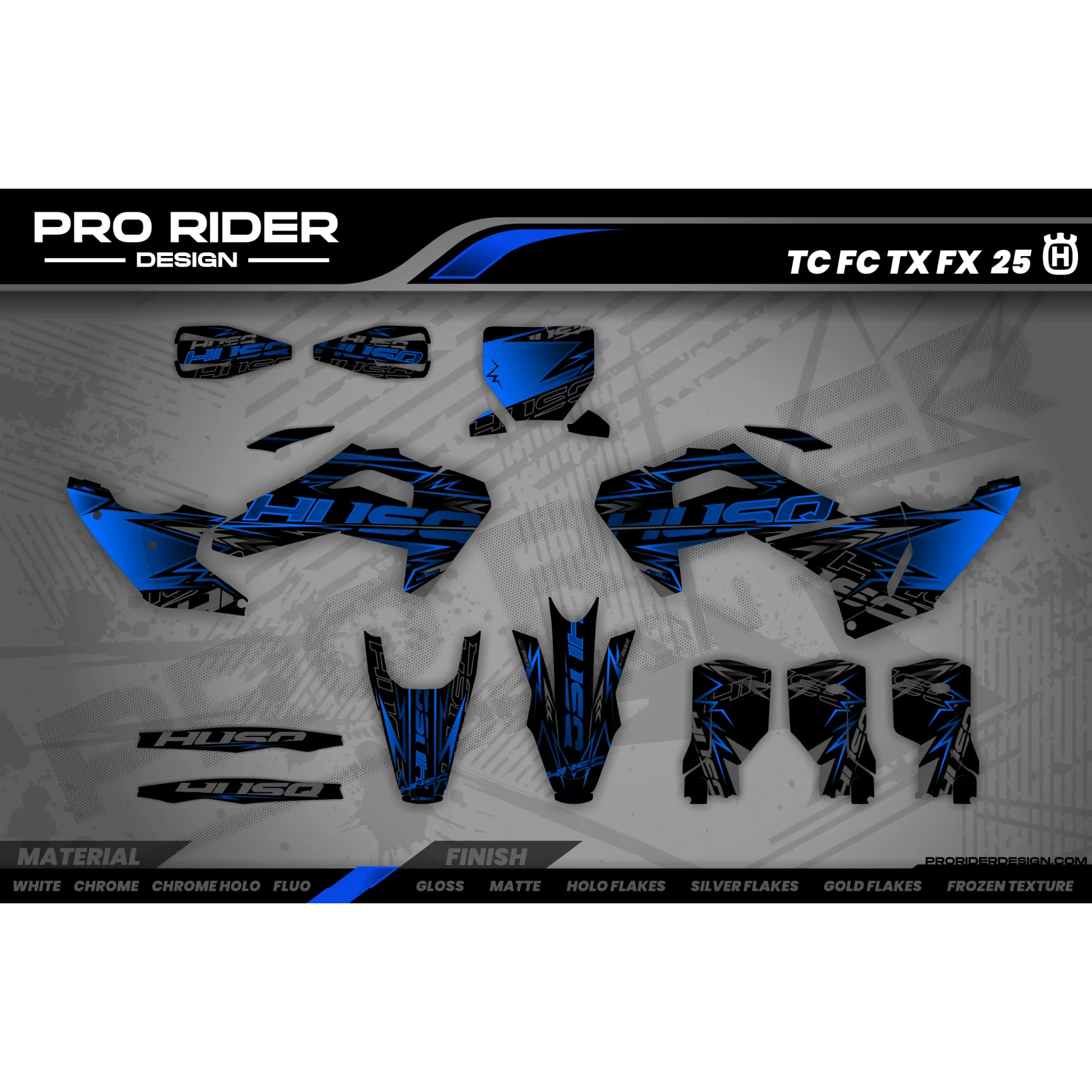 KIT ADHESIVOS MOTOCROSS HUSQVARNA | Hangtown