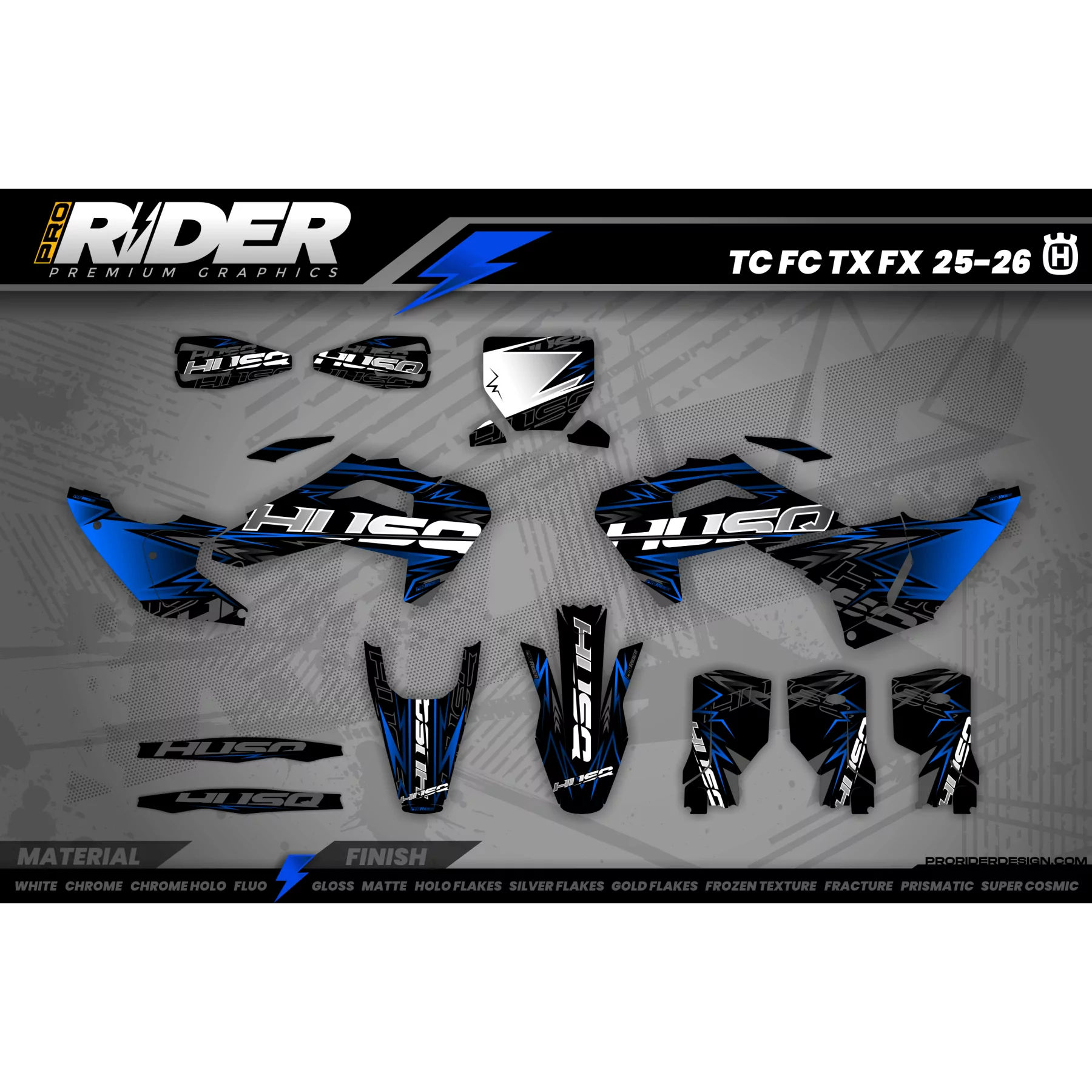 STICKERSET MOTORCROSS HUSQVARNA | Unadilla