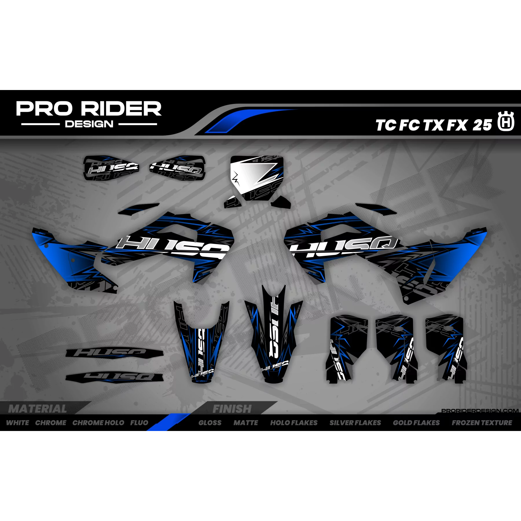 KIT ADHESIVOS MOTOCROSS HUSQVARNA | Unadilla