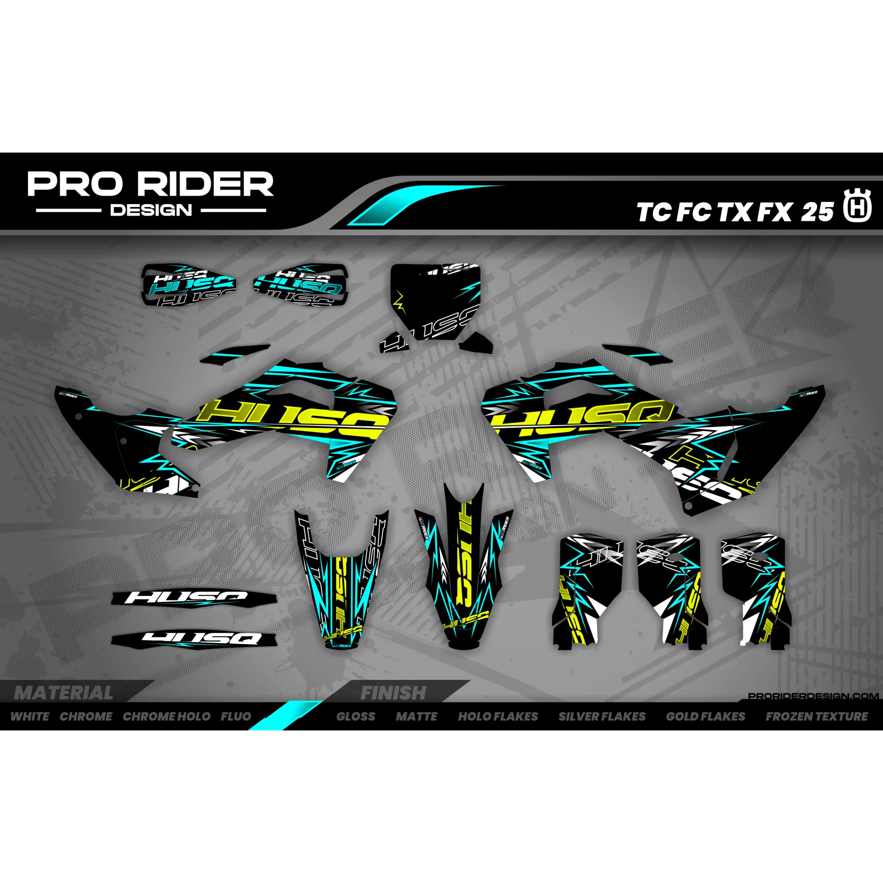 STICKERSET MOTORCROSS HUSQVARNA | Brou