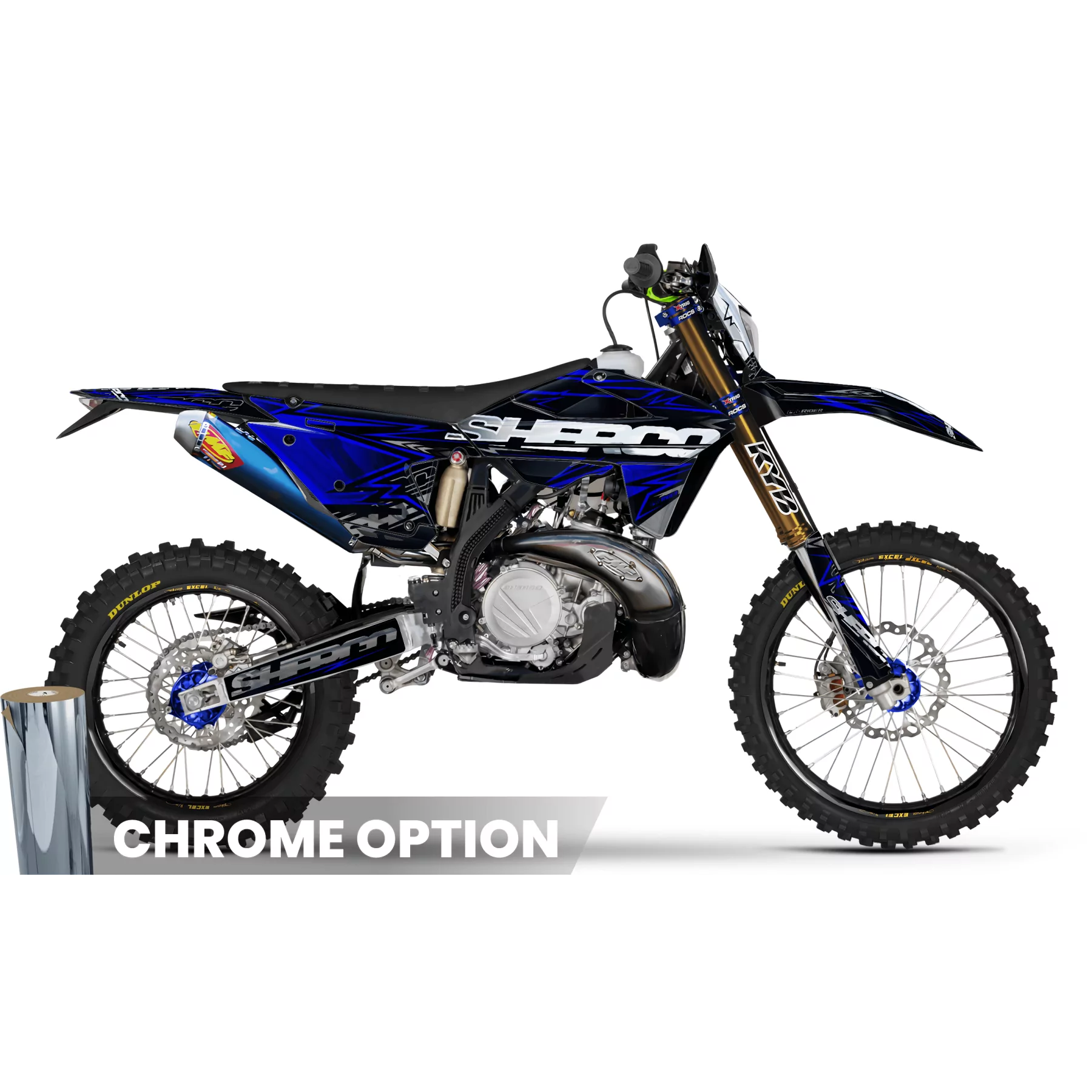 STICKERSET MOTORCROSS SHERCO I Steel city