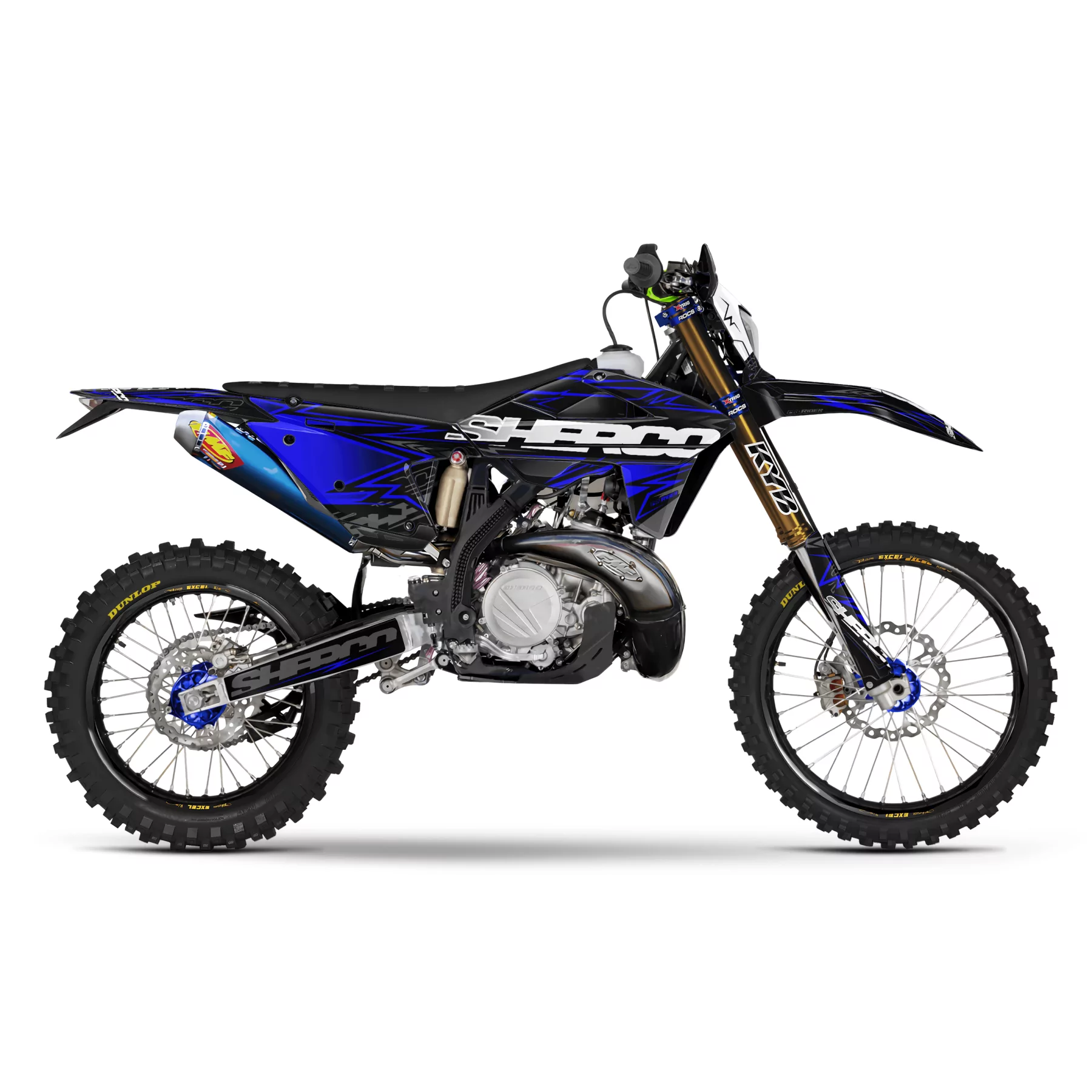 STICKERSET MOTOCROSS SHERCO I Steel city